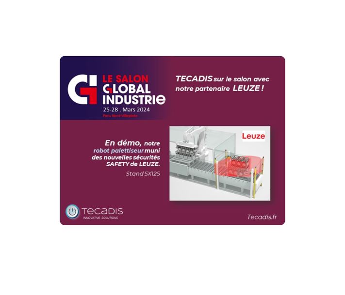 Tecadis salon global industrie leuze